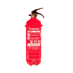 Portable fire extinguisher 2 kg ABC powder PL2