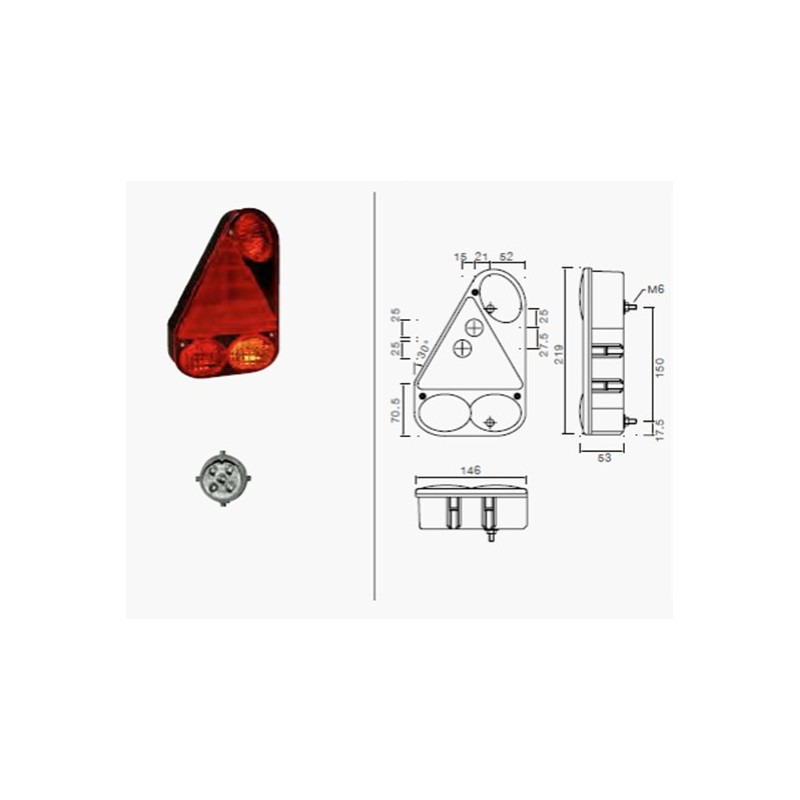 Kit eléctrico luces Compact 13 pins