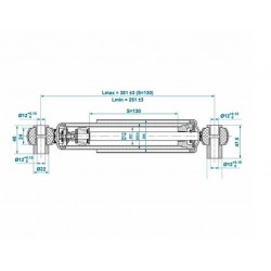 AMORTIGUADOR EJE 1500 KG