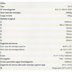 LANZA REMOLQUE 2800 KG