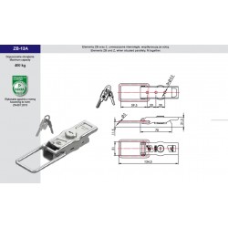 Cierre Con Llave - Anclaje  70mm