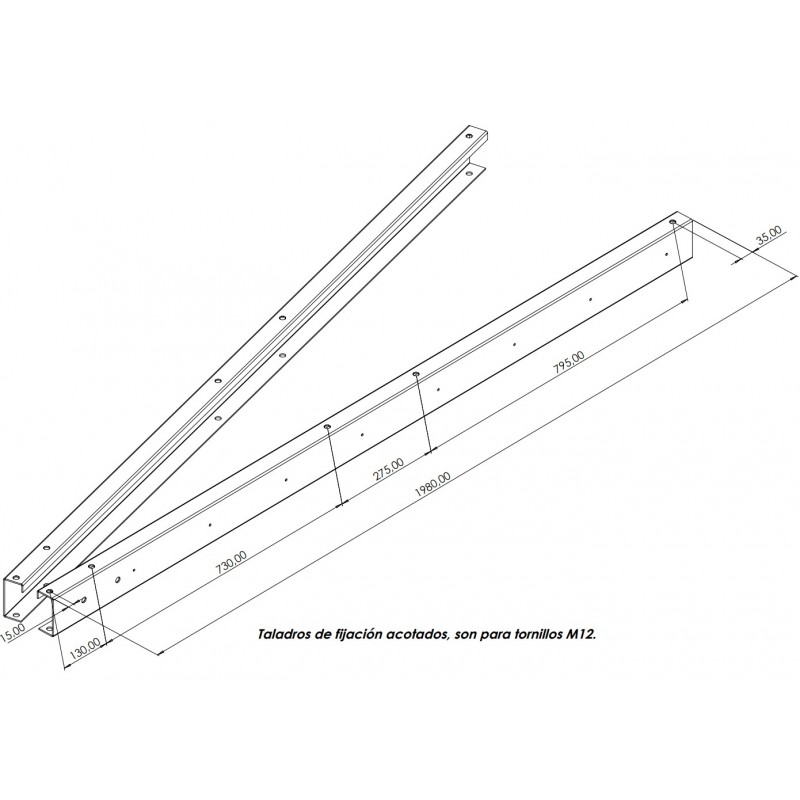 LANZA PARA REMOLQUES MAX 1300 KG